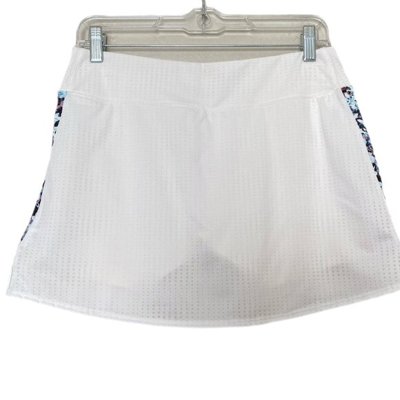 Lija Skort Mini Golf Tennis Skirt Shorts Layered Ruffle Matching Back Ruch Tank - Picture 5 of 7